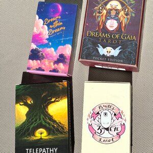 4 tarot Card Deck Bundle, Dreams of Gaia, Dreams Within